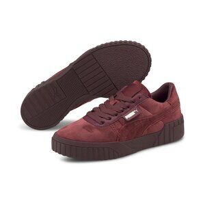 NWOT Puma Burgundy Cali Velour Women's Platform Sneakers